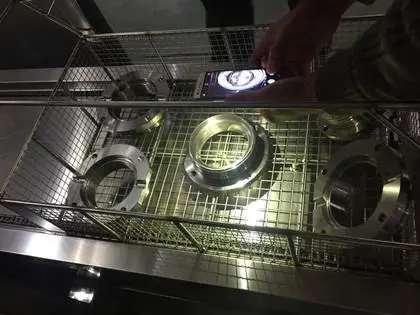 Ultrasonic cleaning is a process that uses high frequency sound waves in a liquid medium to remove dirt, grease, and other contaminants from surfaces. It offers a fast, effective, and non-destructive way to clean a wide range of materials,